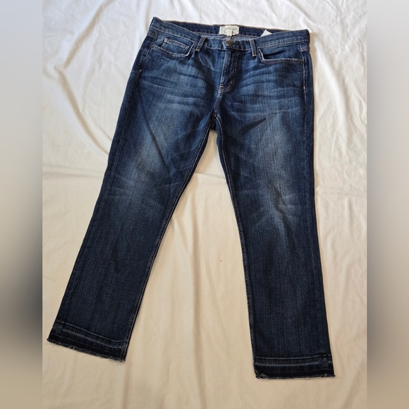 Current/Elliott Denim - Current/Elliott Indigo Straight Leg Jeans